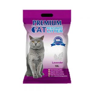 Premium Bentonite Cat Litter – Levender Scent
